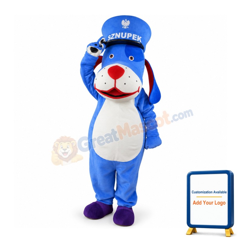 Police Dog Sznupek Mascot Costume