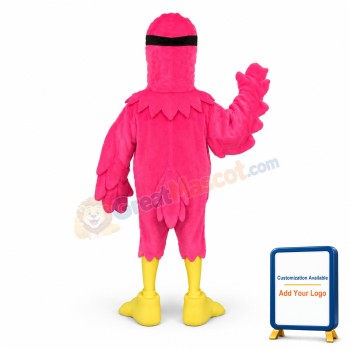 Adult Size Pink Eagle Mascot Costume