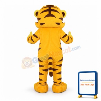 Cute Tiger Cub Mascot Adult Costume
