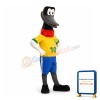 Black Long-billed Bird Mascot Adult Costume