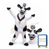 Smiling Cow With Bell On Neck Mascot Adult Costume