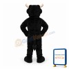 Angry Black & Red Bull Mascot Adult Costume