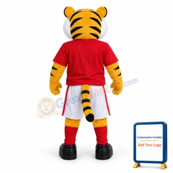 Football Fierce Tiger Mascot Costume