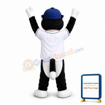 DJ Kitty Mascot Adult Costume