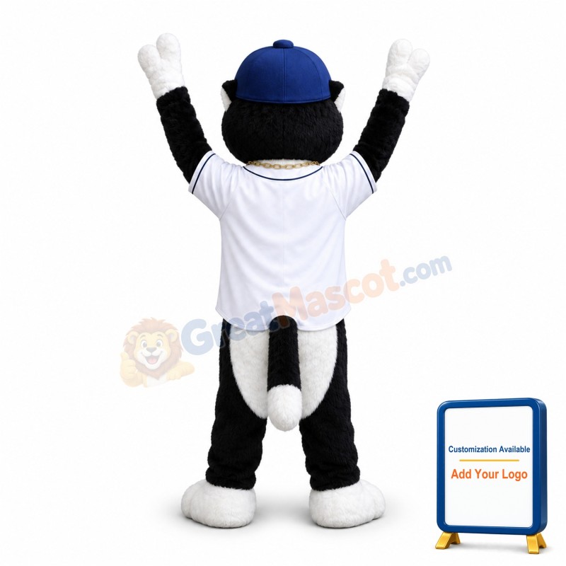 DJ Kitty Mascot Adult Costume