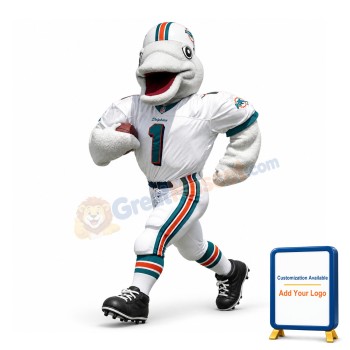 T.D. the Dolphin Mascot Adult Costume