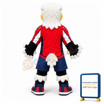 Slapshot the Large Bald Eagle Mascot Adult Costume