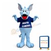 Lovely Crafty the Blue Monster High School Mascot Costume