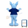 Lovely Crafty the Blue Monster High School Mascot Costume