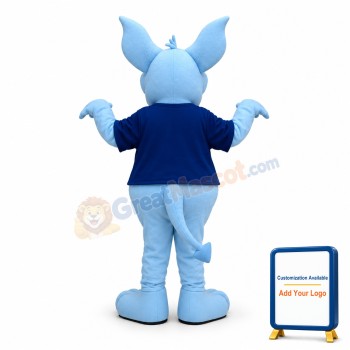 Lovely Crafty the Blue Monster High School Mascot Costume