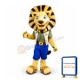 Folly Lion Mascot Adult Costume