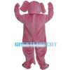 Whole Pink Lovely Elephant Mascot Costume