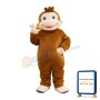 Fat Brown Monkey Mascot Costume