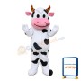 Naughty Cow With Tongue Out Mascot Costume