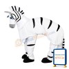 Realistic Adult Zebra Mascot Costume