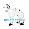 Realistic Adult Zebra Mascot Costume