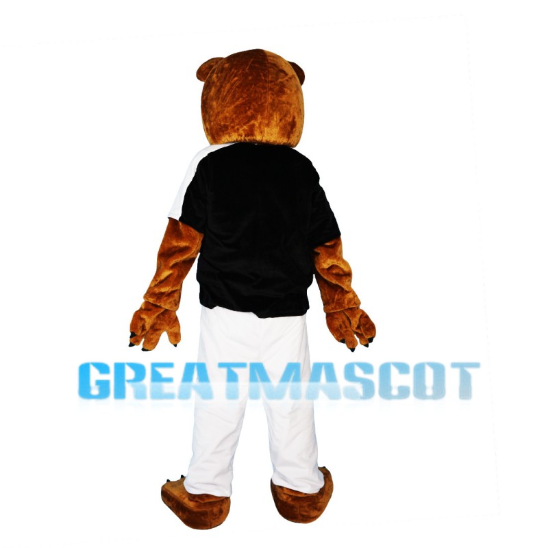 Wild Brown Bear With Set Mascot Costume