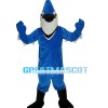 Adult Pointed Blue Bird Mascot Costume