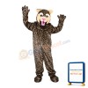 Agile Leopard With Pink Nose Mascot Costume