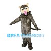 Agile Leopard With Pink Nose Mascot Costume