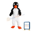 Slim Tall Adult Penguin Mascot Costume