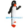 Slim Tall Adult Penguin Mascot Costume