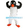 Slim Tall Adult Penguin Mascot Costume