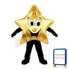 Cartoon Golden Pentagram Mascot Costume