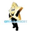 Cartoon Golden Pentagram Mascot Costume