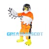 Athlete Eagle In Orange Set Mascot Costume