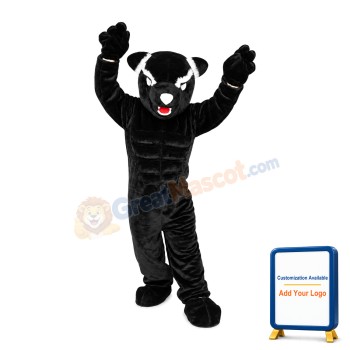 Powerful Black Panther Mascot Costume