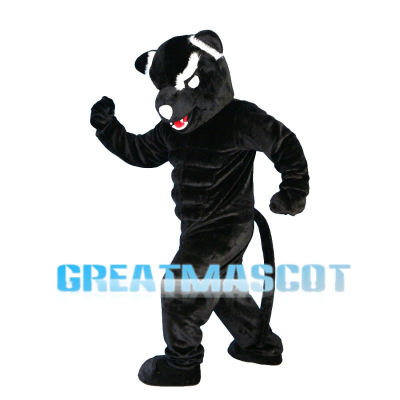 Powerful Black Panther Mascot Costume