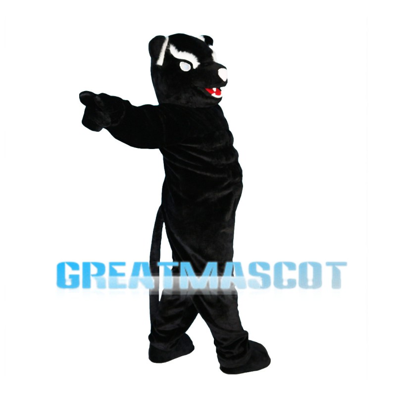 Powerful Black Panther Mascot Costume