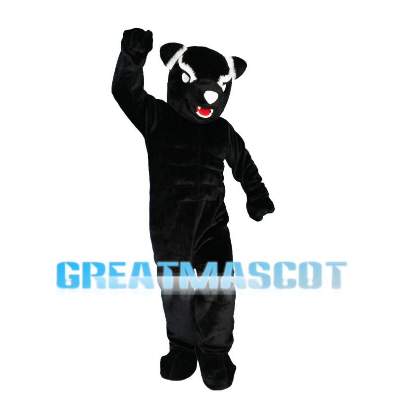 Powerful Black Panther Mascot Costume