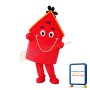 Red Windmill House Mascot Costume