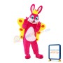 Crown Rabbit With Butterfly Wings Mascot Costume