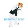 Plush Dog With Brown Hat Mascot Costume