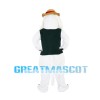 Plush Dog With Brown Hat Mascot Costume