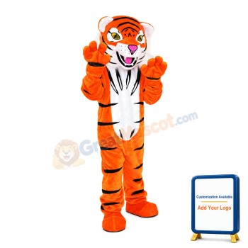 Ferocious Strong Tiger Mascot Costume
