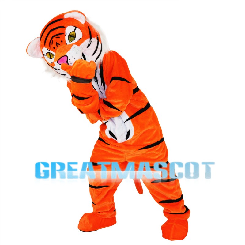Ferocious Strong Tiger Mascot Costume