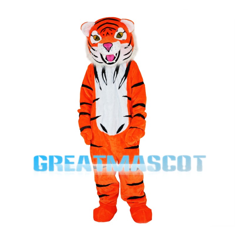 Ferocious Strong Tiger Mascot Costume
