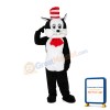 Circus Cat With Red Cravat Mascot Costume