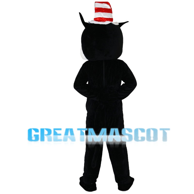 Circus Cat With Red Cravat Mascot Costume