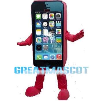 Phone With Broken Screen Mascot Costume