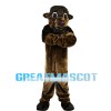 Adult Style Bull With White Horns Mascot Costume