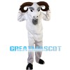 Old Ram With Curved Horns Mascot Costume