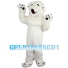 Furry Strong Polar Bear Mascot Costume
