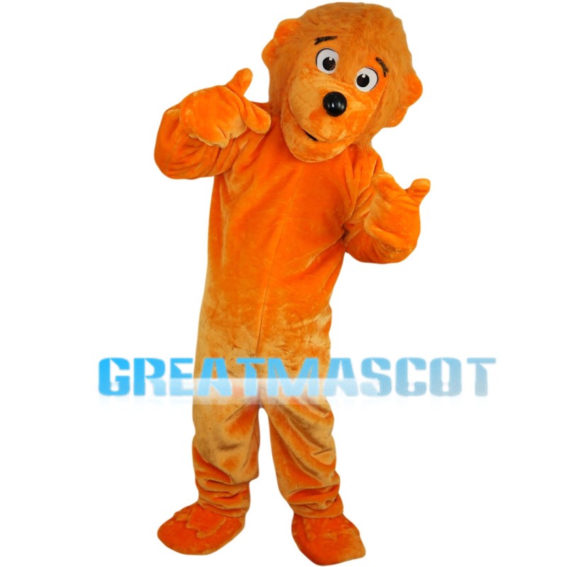 Clever Dog With Red Pullover Mascot Costume