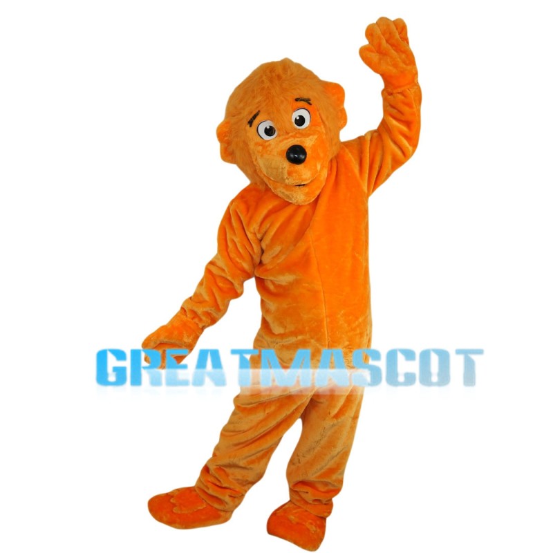 Clever Dog With Red Pullover Mascot Costume