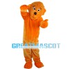 Clever Dog With Red Pullover Mascot Costume